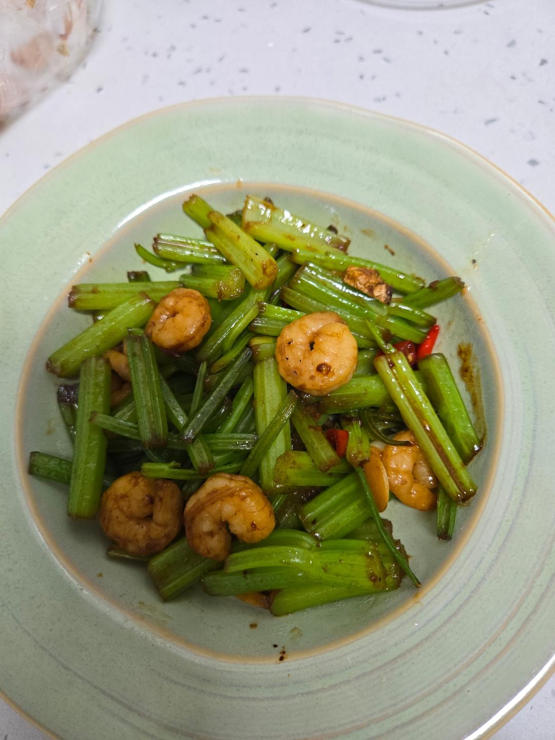芹菜炒虾仁