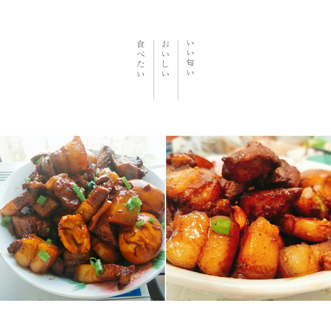 加了鹌鹑蛋后，这盘红烧肉，美味的逆天啦——鹌鹑蛋烧肉（孔瑶食谱）