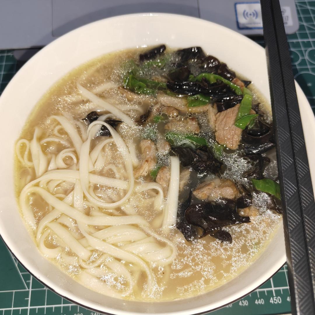 青椒肉丝面