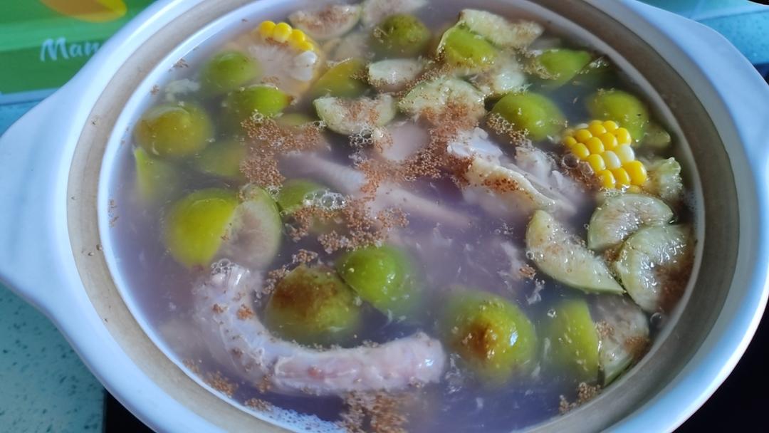 新鲜无花果煲鸡