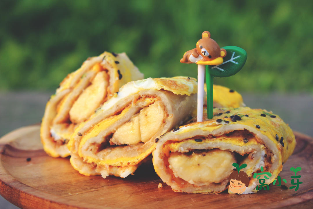 宝宝辅食:燕麦煎饼果子的做法