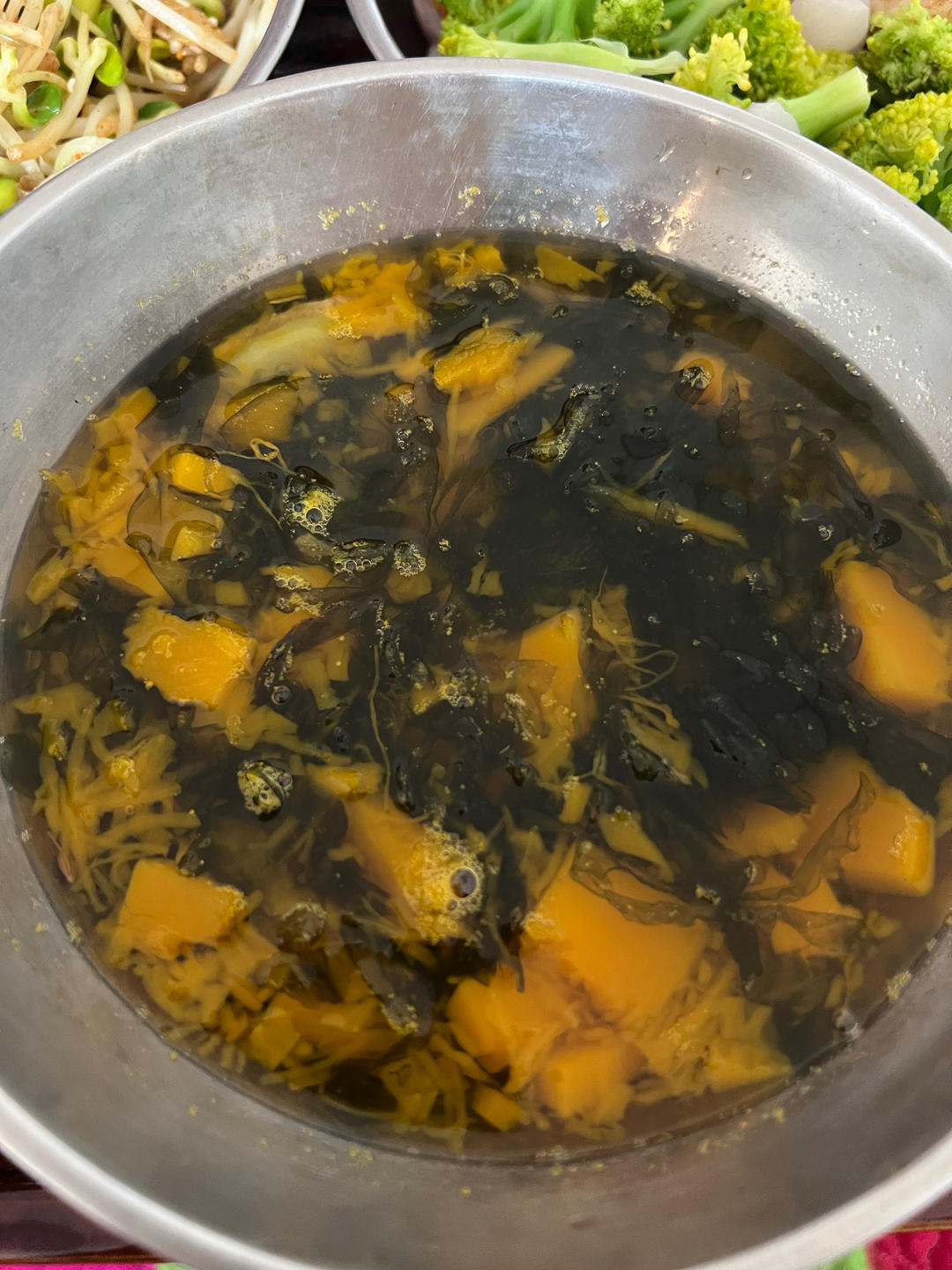 南瓜紫菜汤