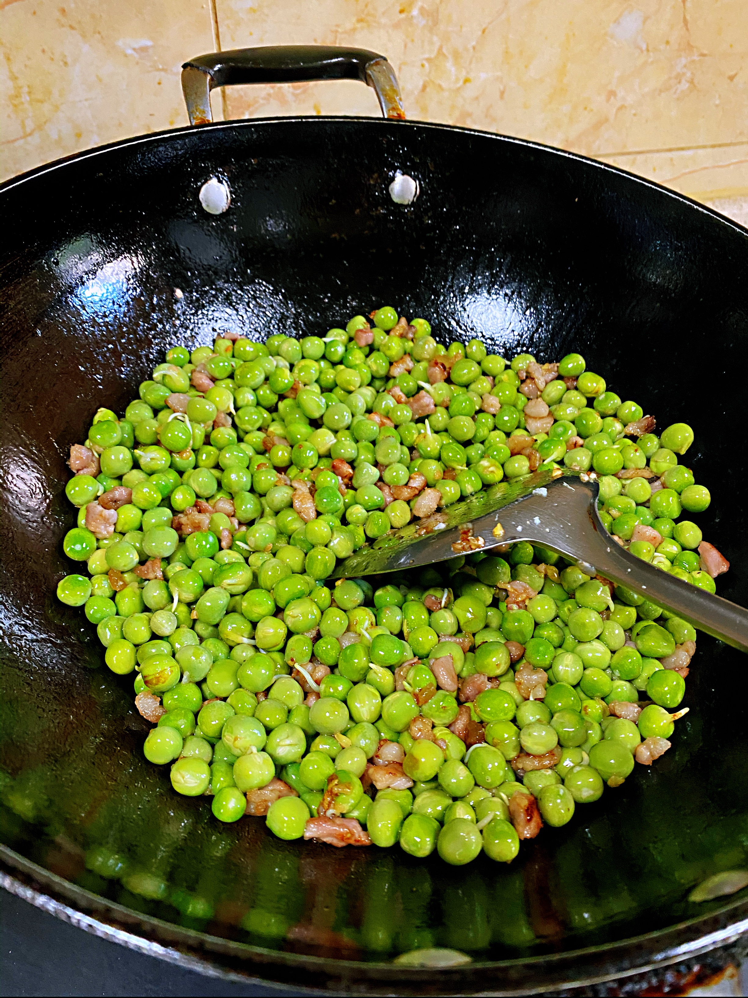 清香好吃的豌豆渣（超细步骤）的做法 步骤9
