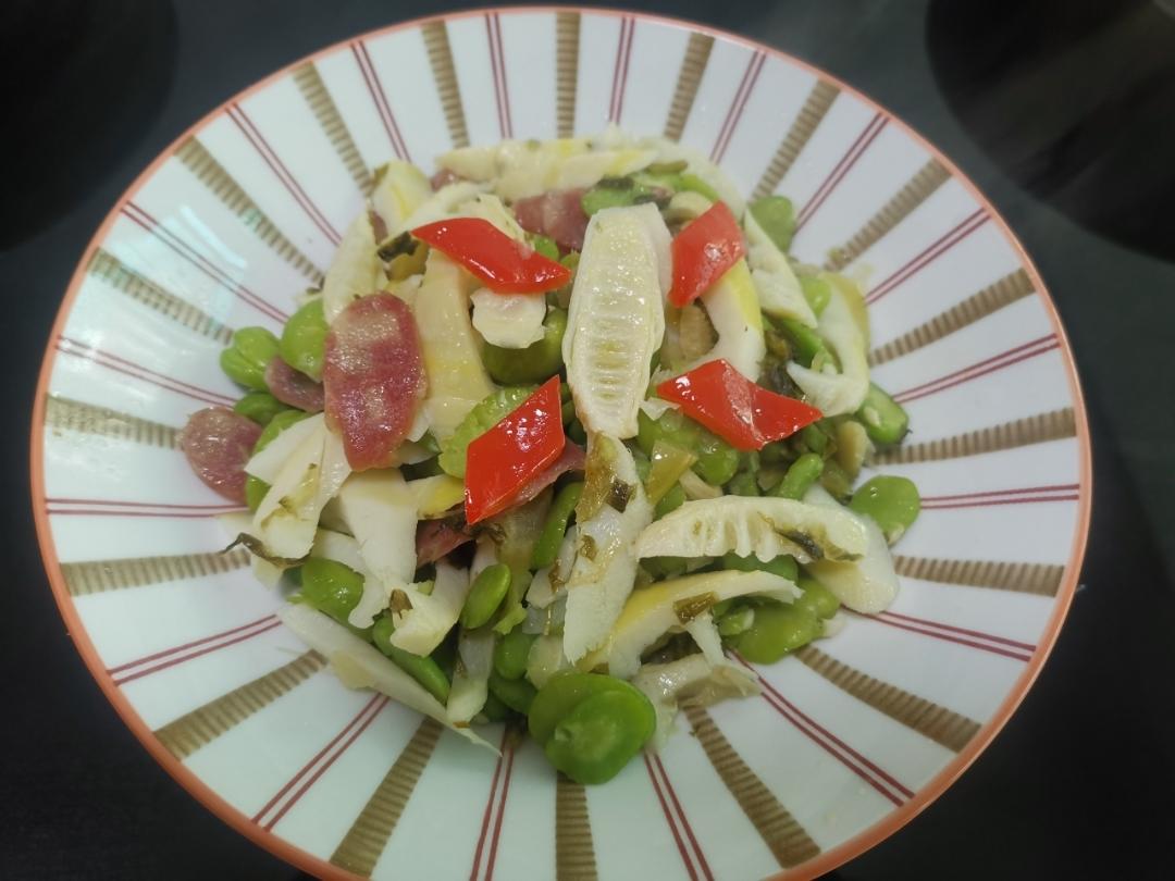 春笋豆瓣炒雪菜