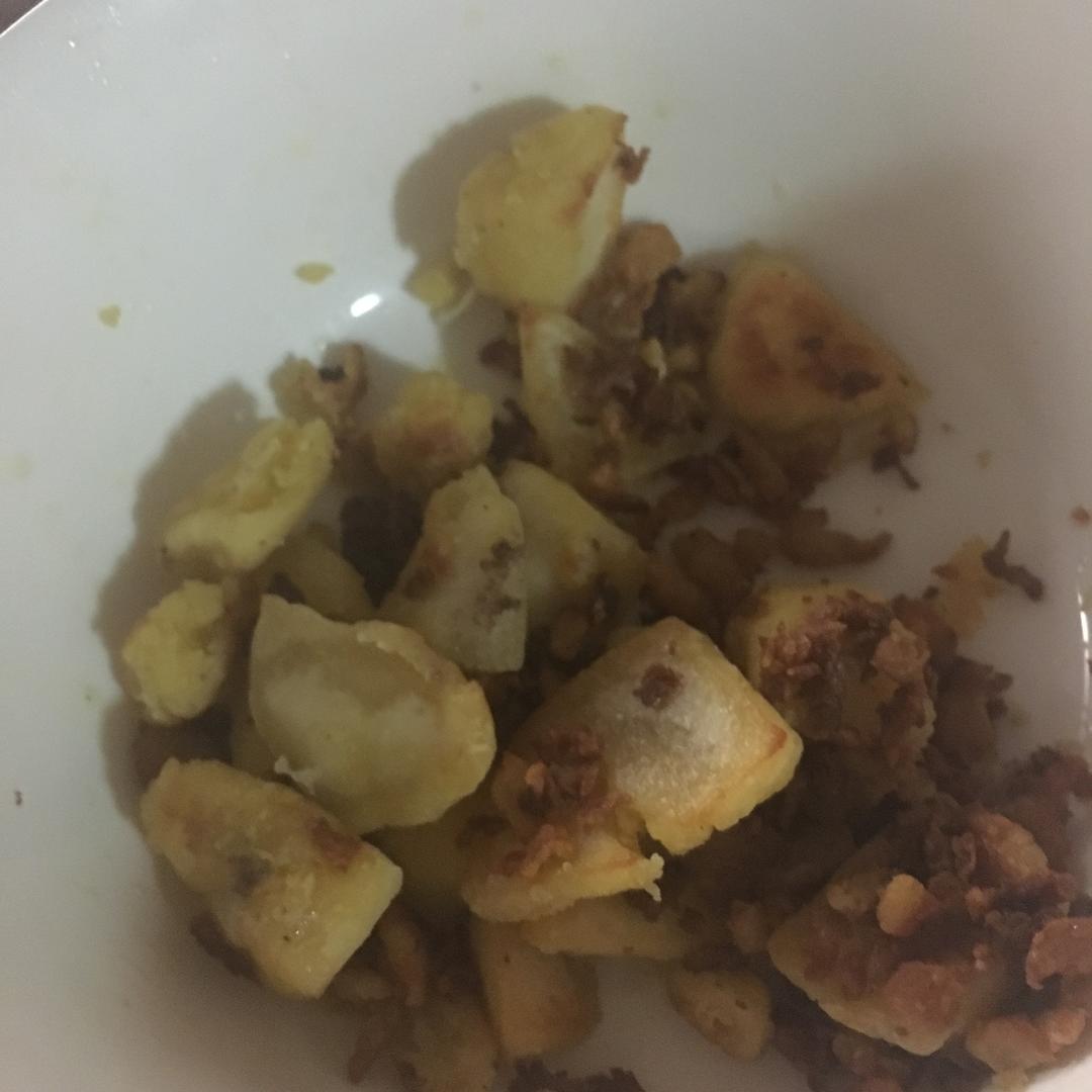 快手早餐鸡蛋馒头干