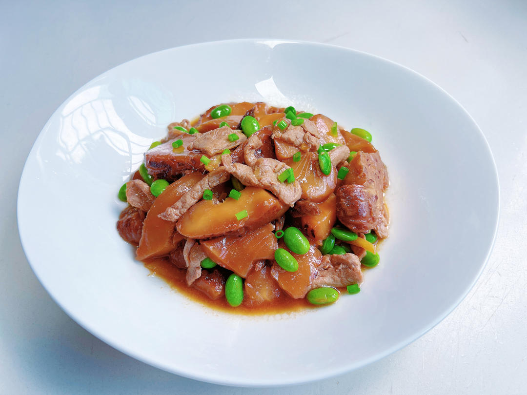 家常菜. 平菇炒肉