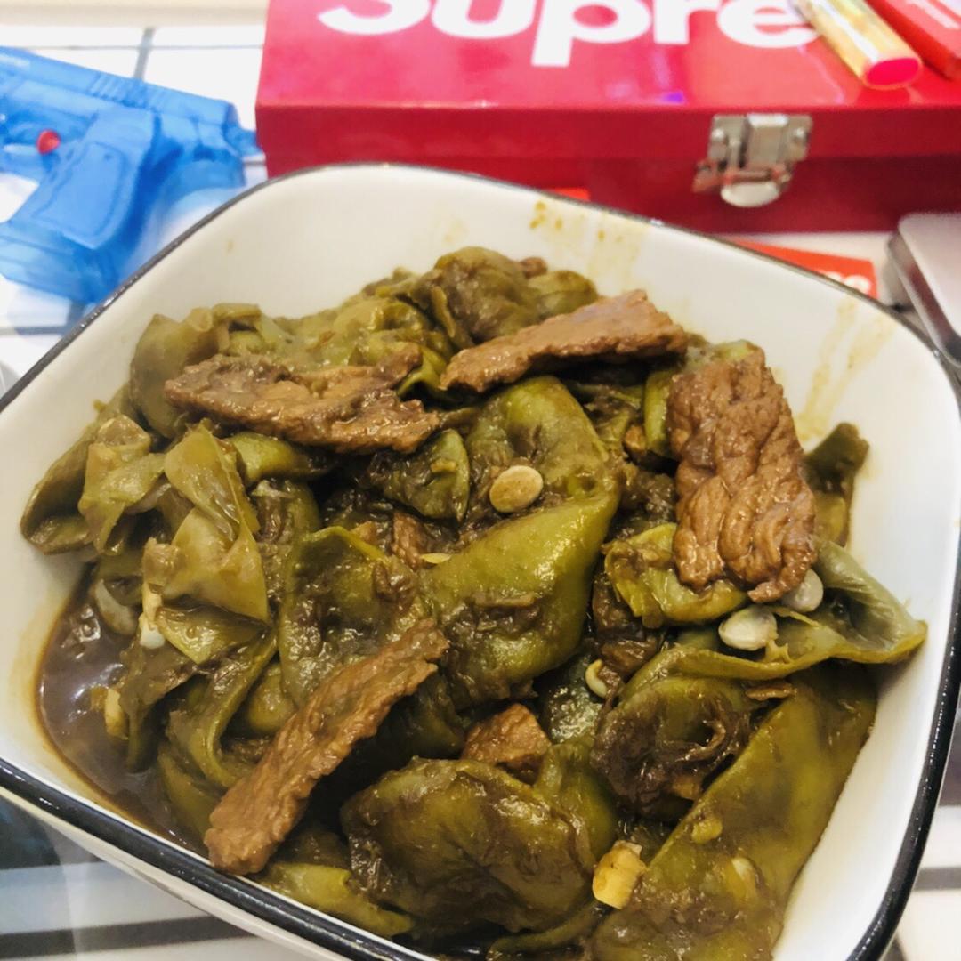 东北豆角炖肉
