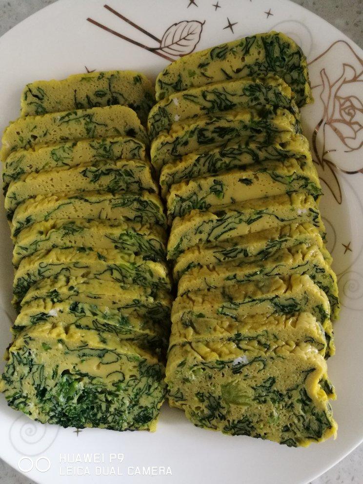 【快手辅食】菠菜蒸鸡蛋糕（12m+）