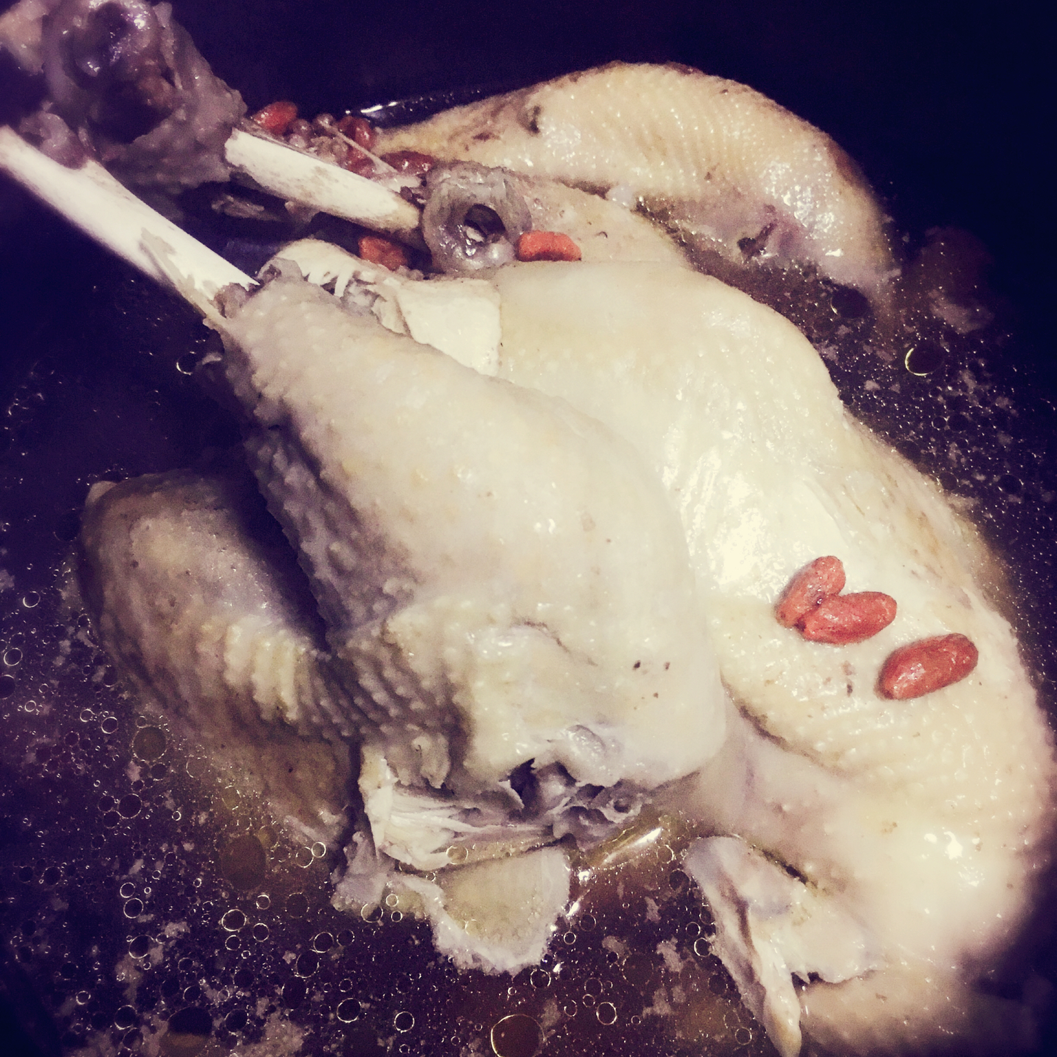 乌骨鸡煲汤