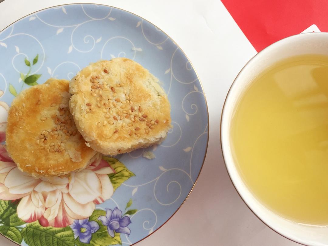 酥皮绿豆饼   酥得掉渣渣