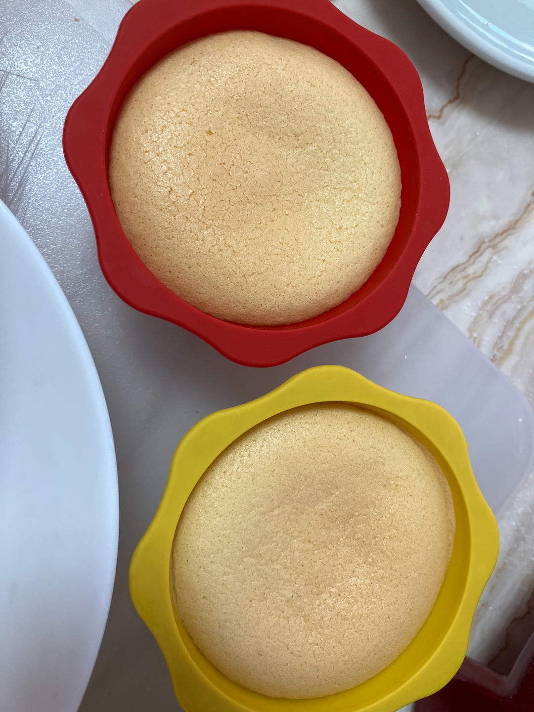 无牛奶8寸戚风蛋糕