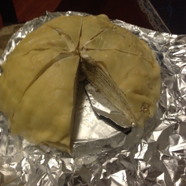 榴莲千层蛋糕（stratiform cake）