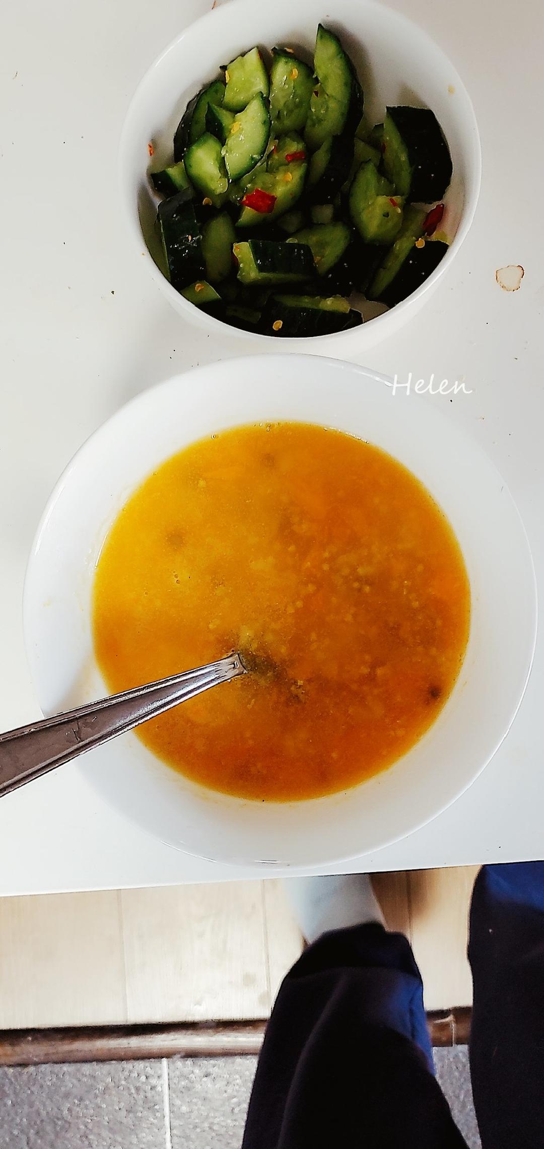 绿豆燕麦小米南瓜粥