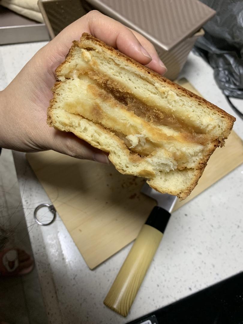 香葱肉松手撕吐司