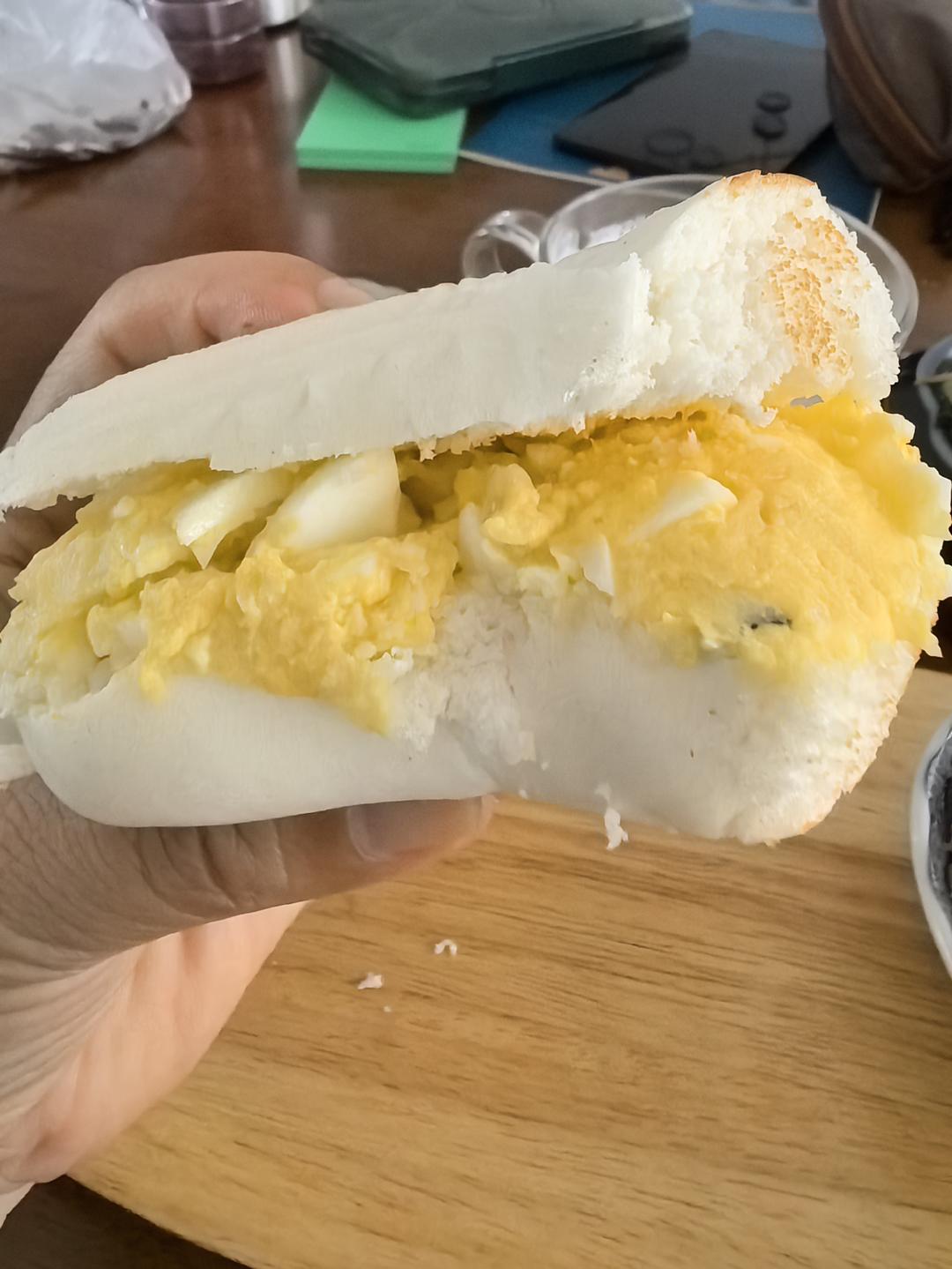 大蒜鸡蛋白馒头
