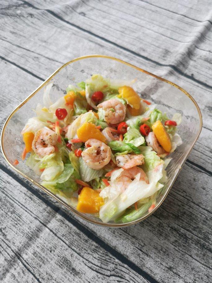 泰式柚子虾沙拉