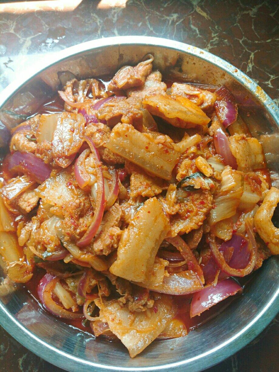 韩式泡菜五花肉