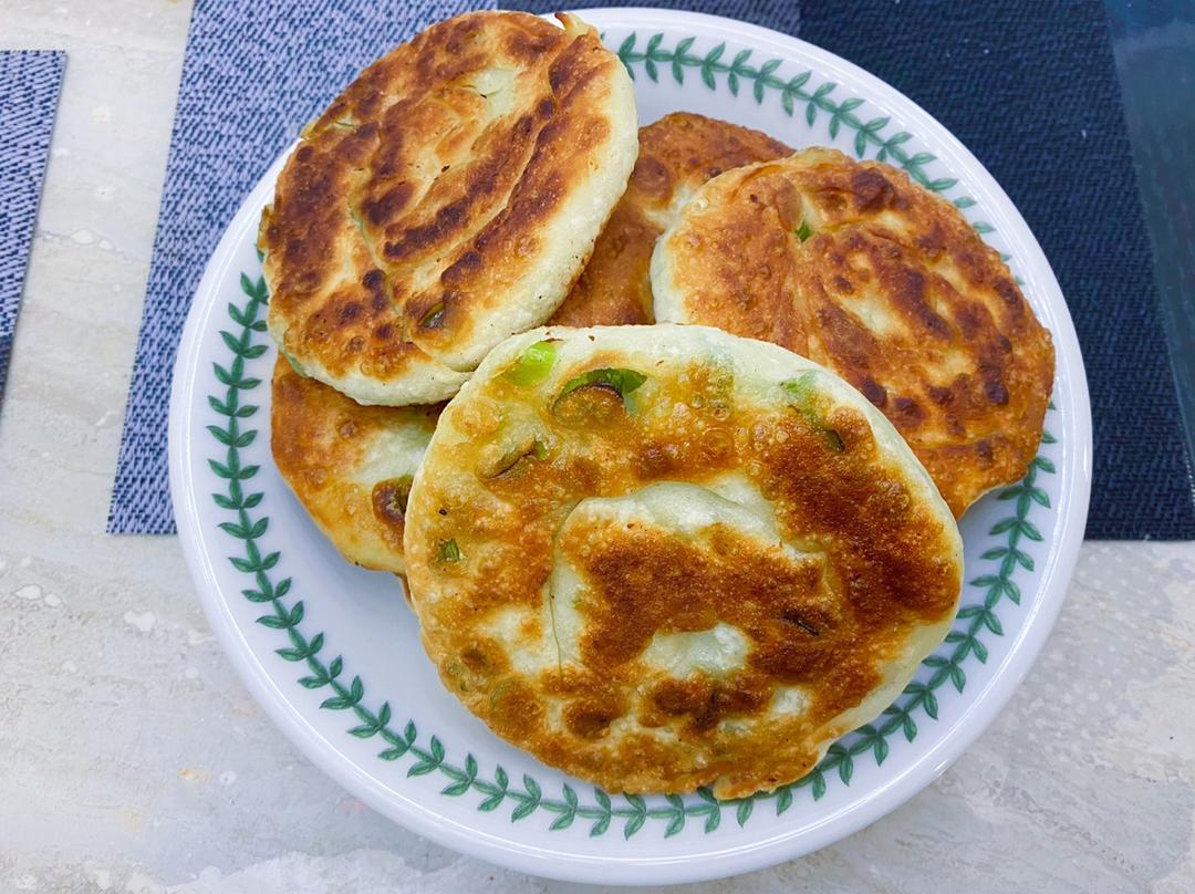 黄油葱香烙饼（发面）