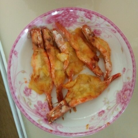 芝士烤虾（无蒜蓉版）