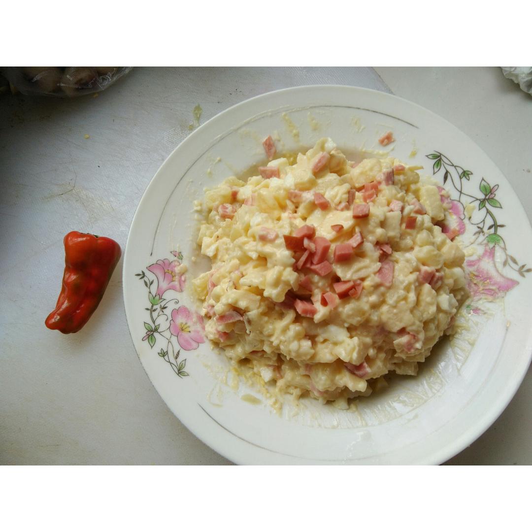 简单的土豆泥沙拉～