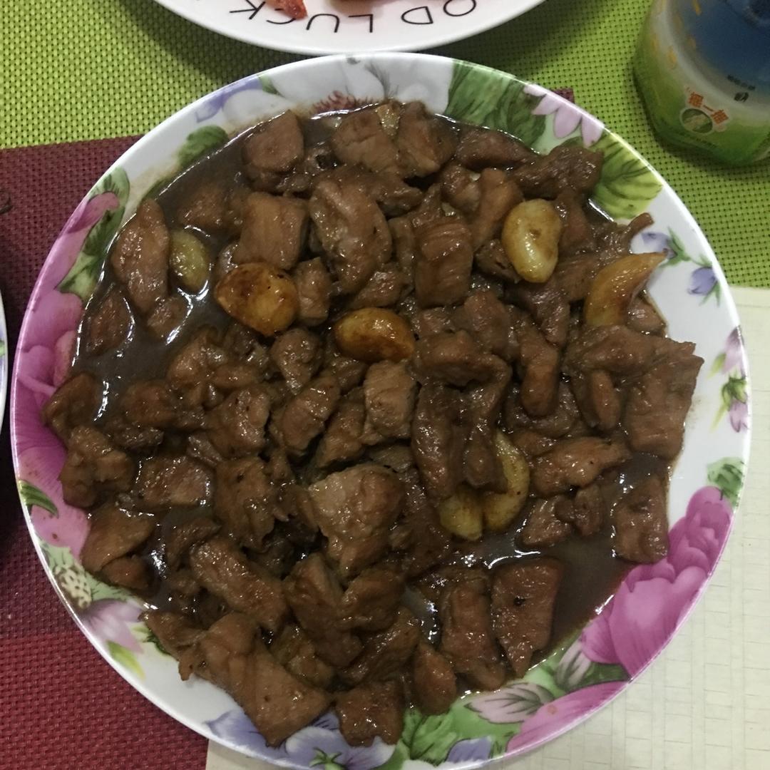 黑蒜子牛肉粒