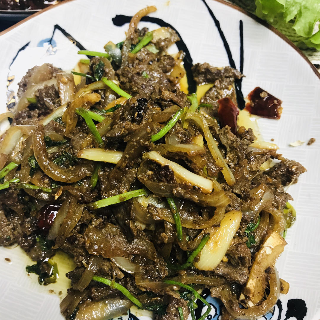 快手菜孜然牛肉