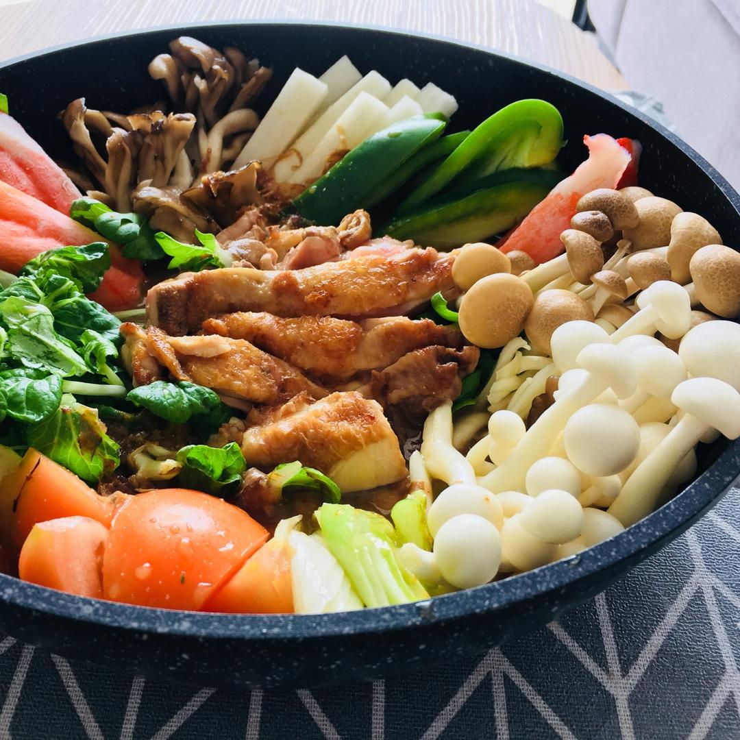日式鸡肉火锅【曼食慢语】