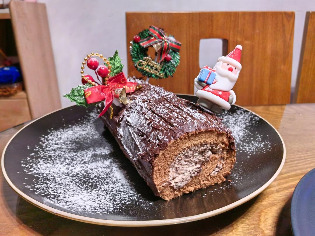 圣诞树桩蛋糕（完全攻略）