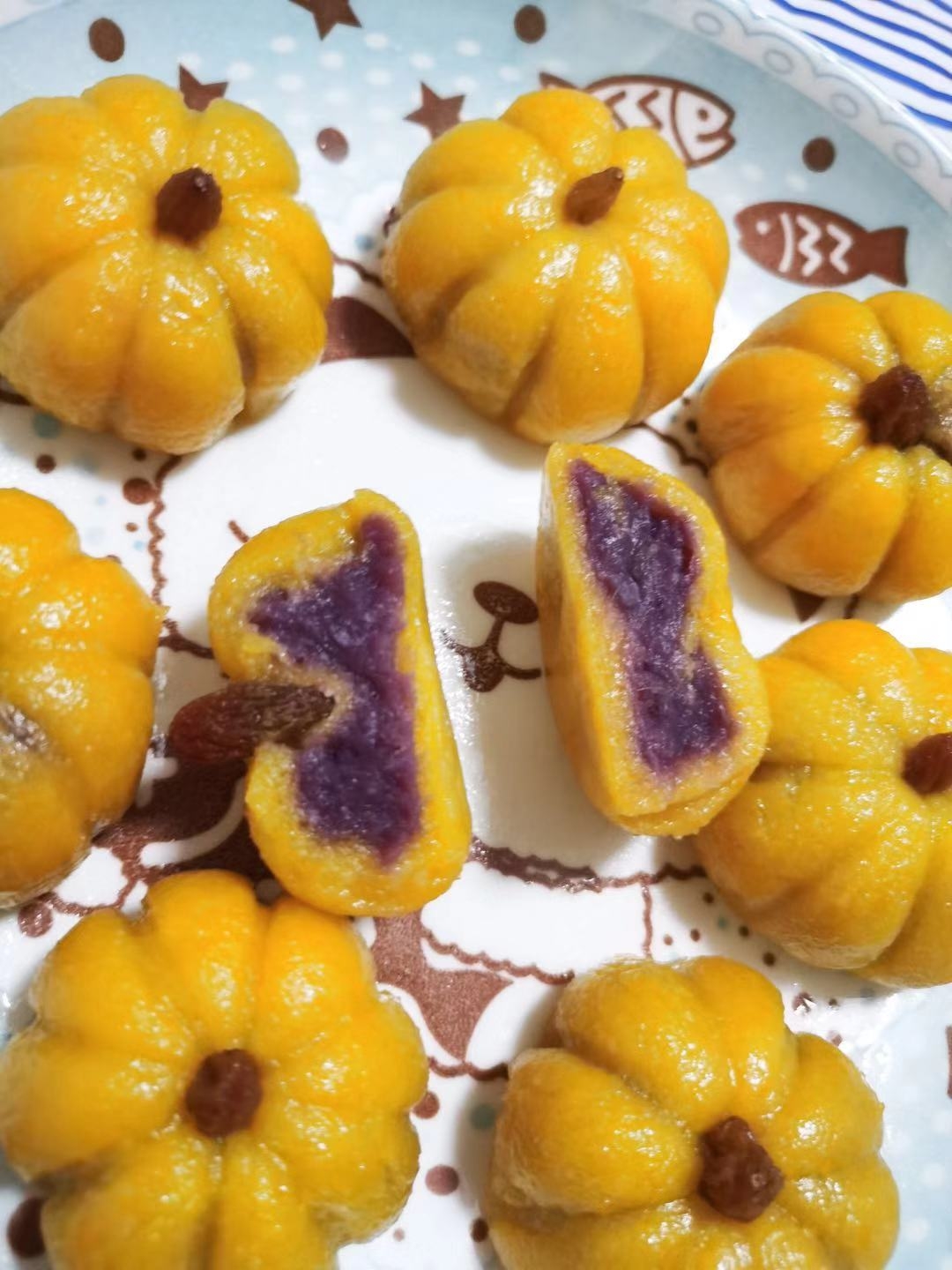 紫薯南瓜饼的做法