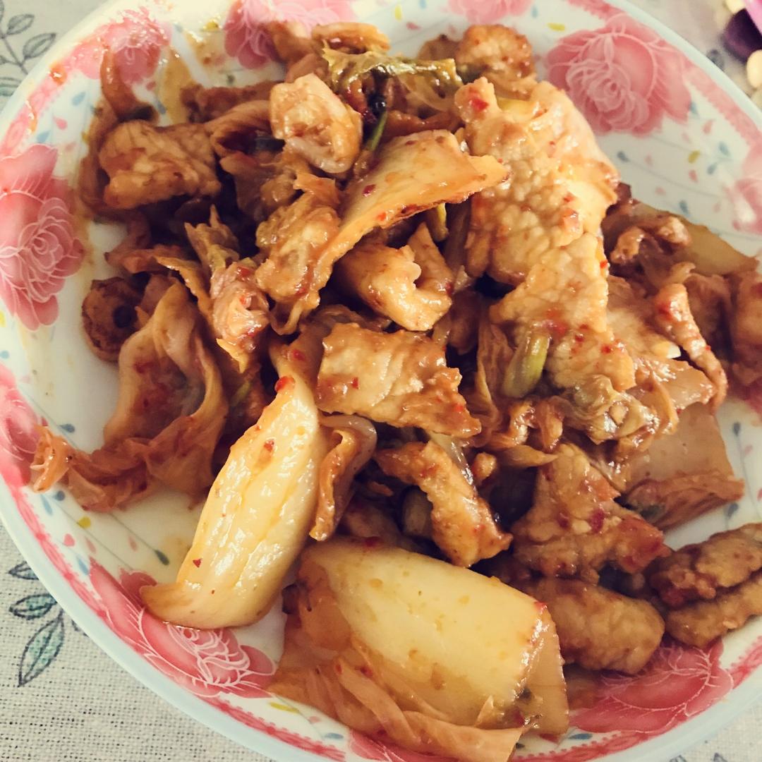 韩式泡菜炒肉