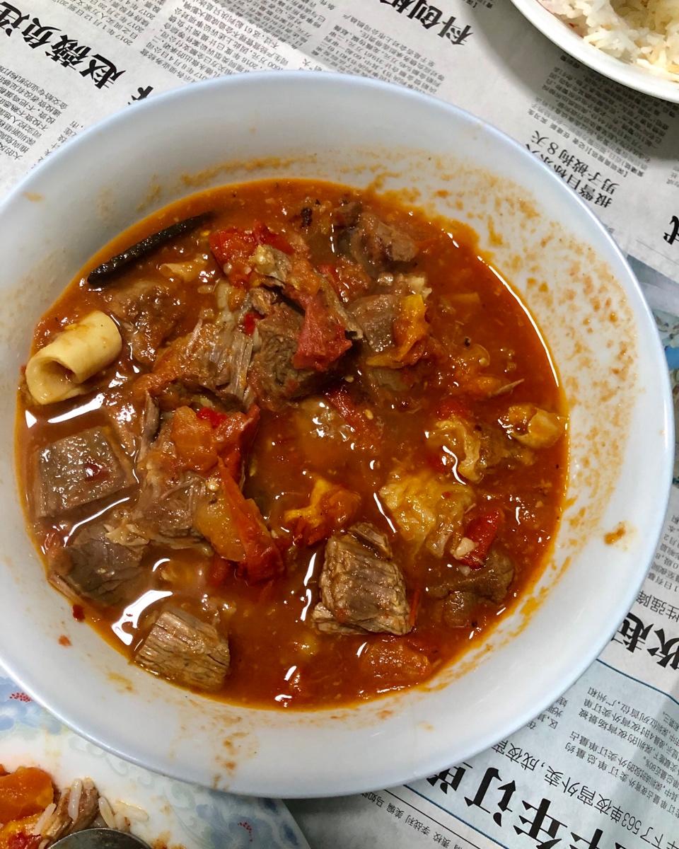 番茄土豆炖牛腩
