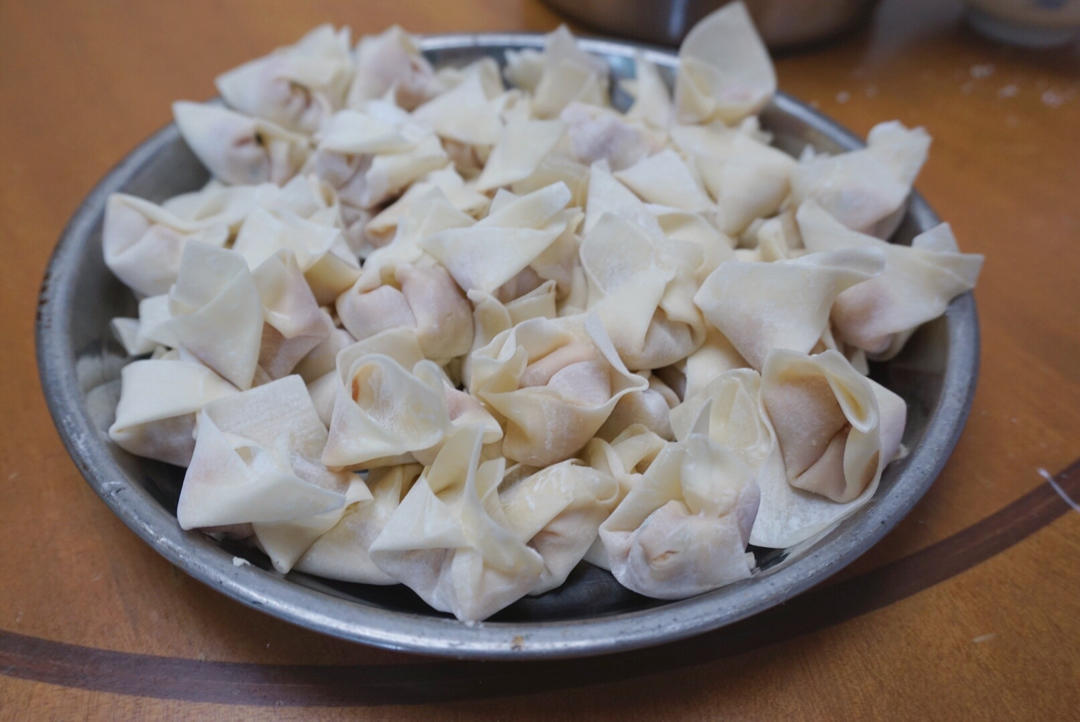 肉不柴的馄饨馅