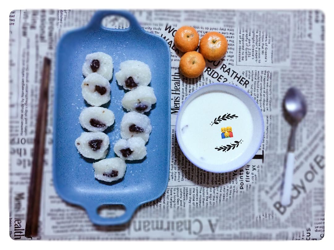 豆沙糯米卷
