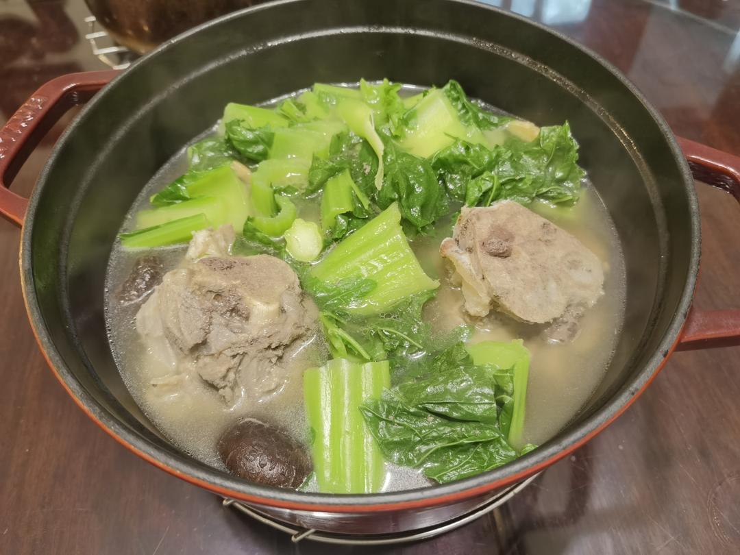 咸骨芥菜煲，喜欢啃骨头的集美快点看过来