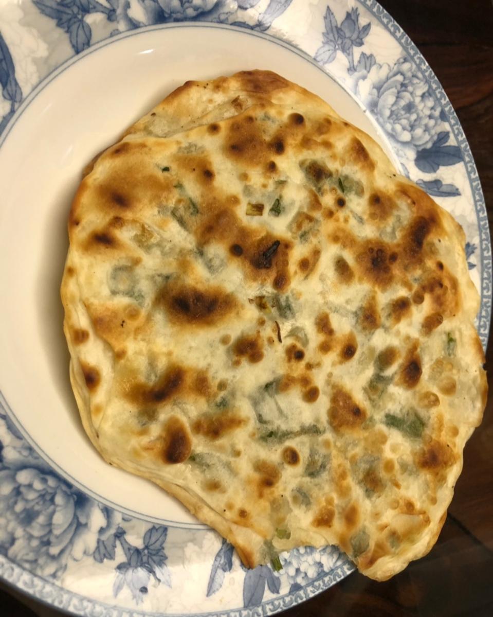 葱油饼（饺子皮版）