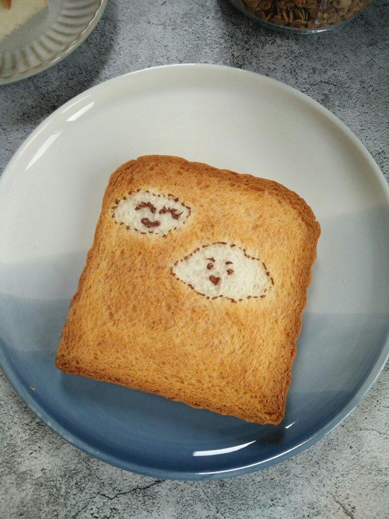 柴犬烤吐司片