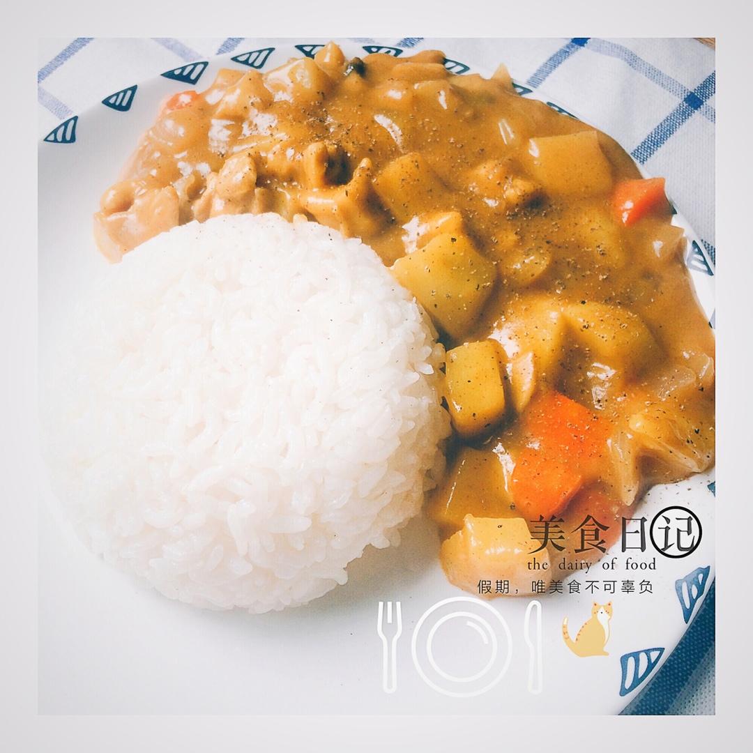 咖喱鸡肉饭