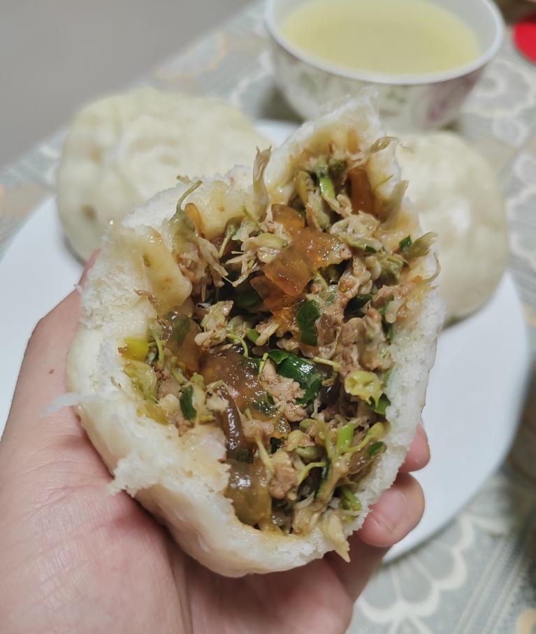 槐花包子