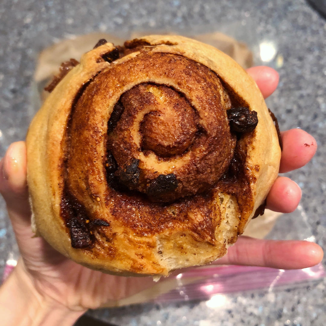 废弃天然酵种肉桂卷