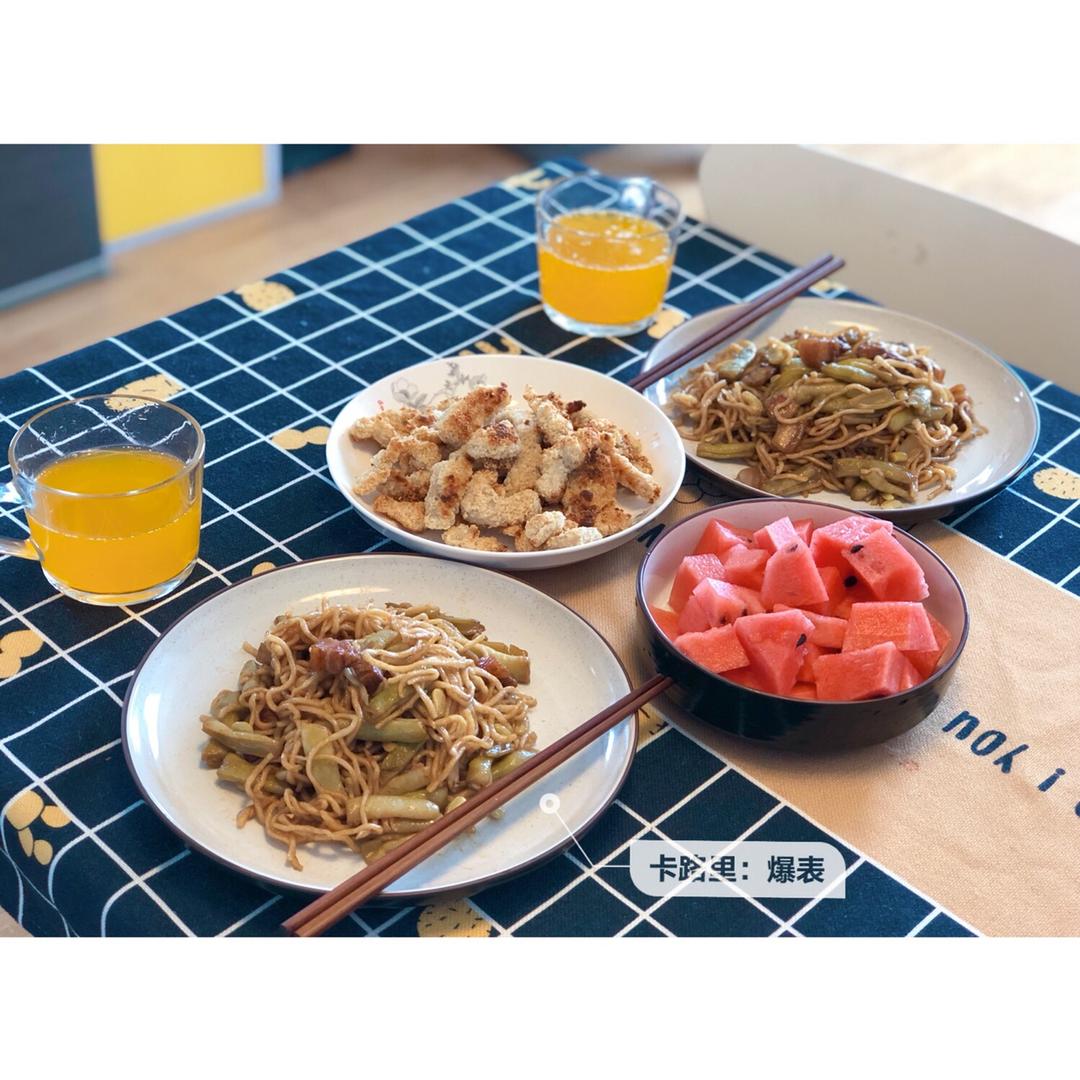 豆角焖面