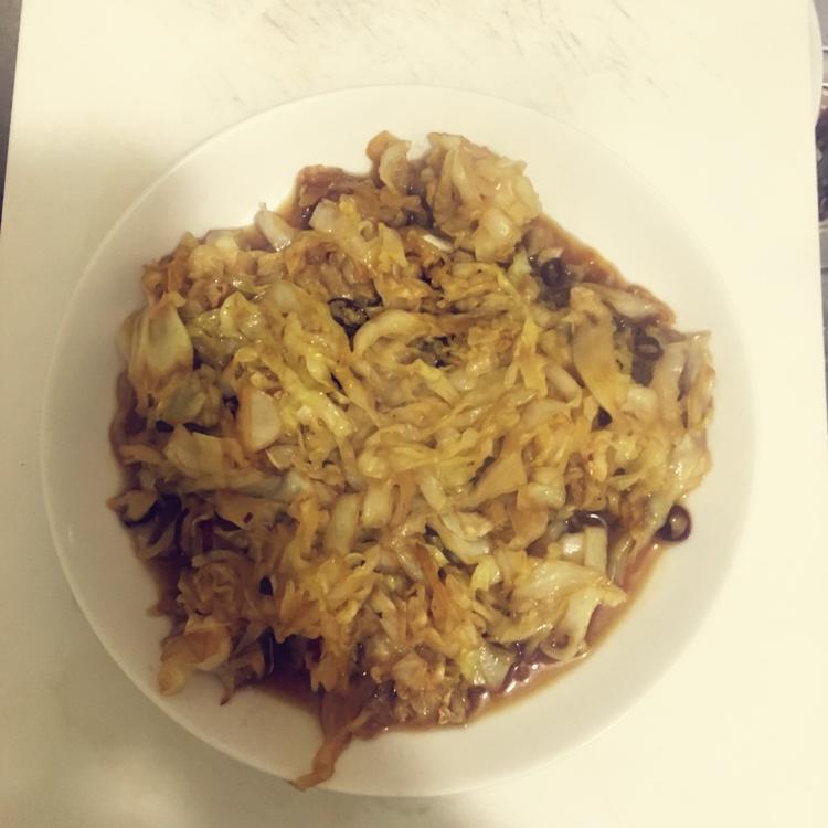 炝锅圆白菜丝