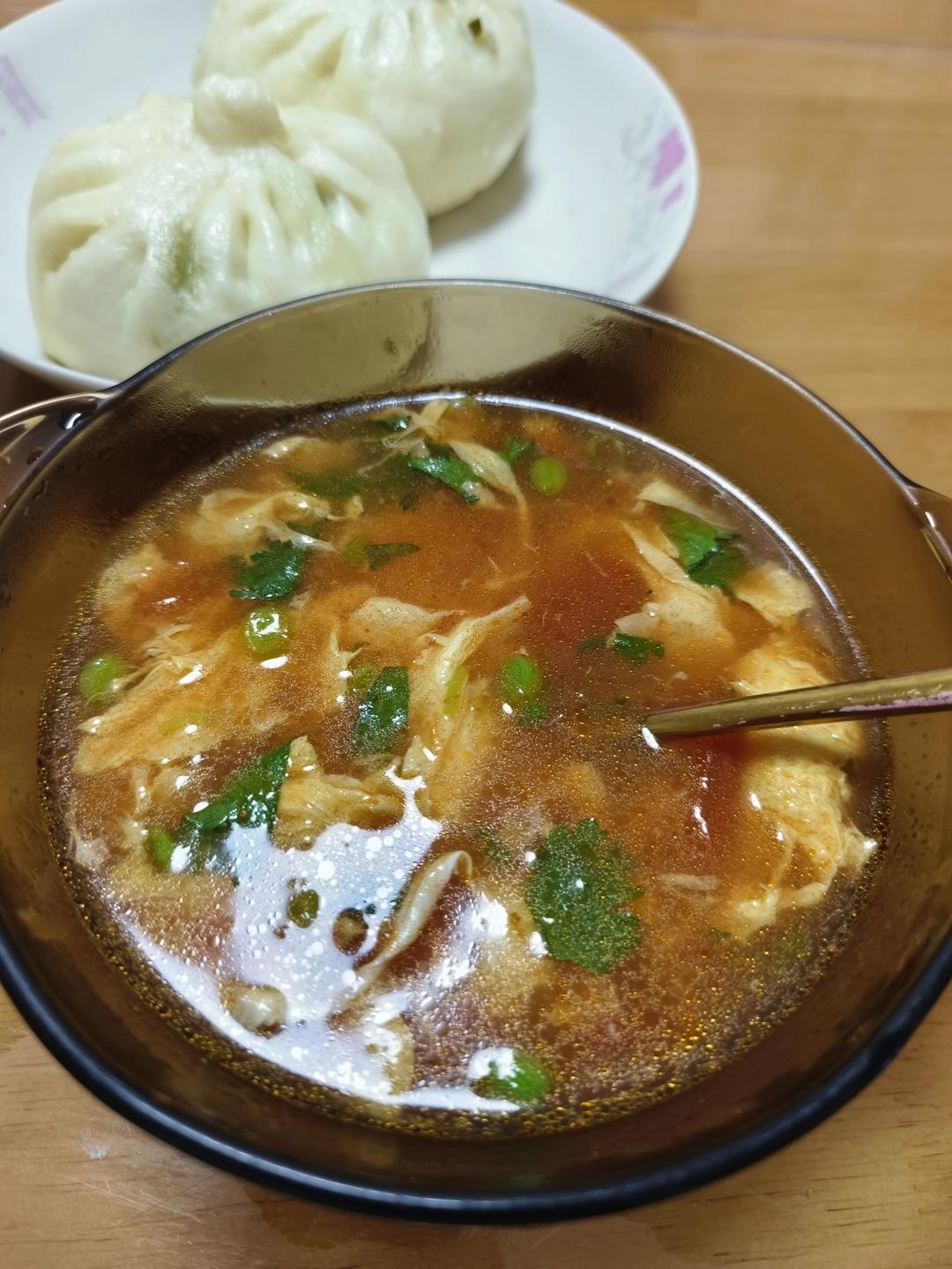 对象连喝三碗‼️西红柿鸡蛋汤