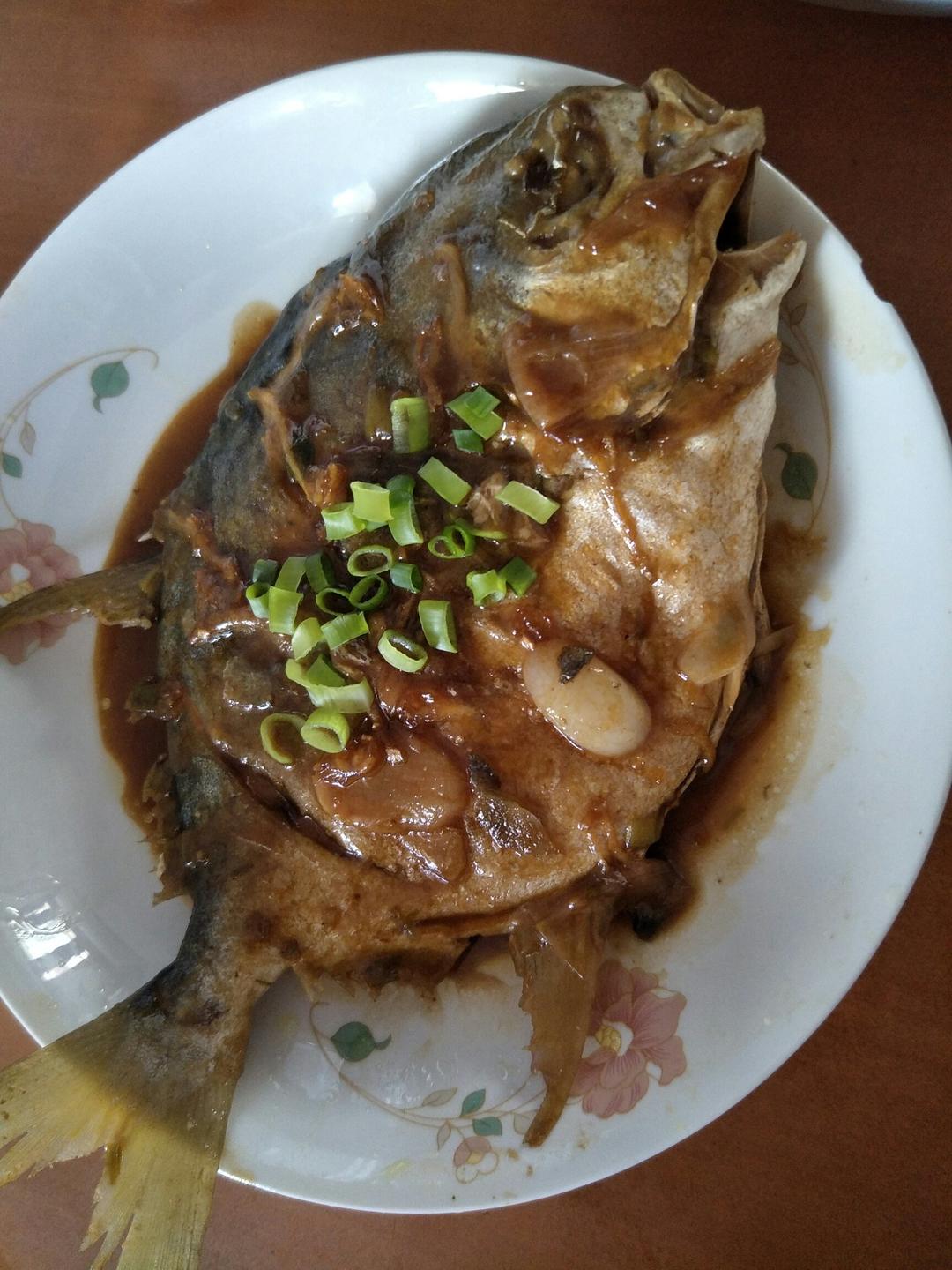 家常红烧鲳鱼