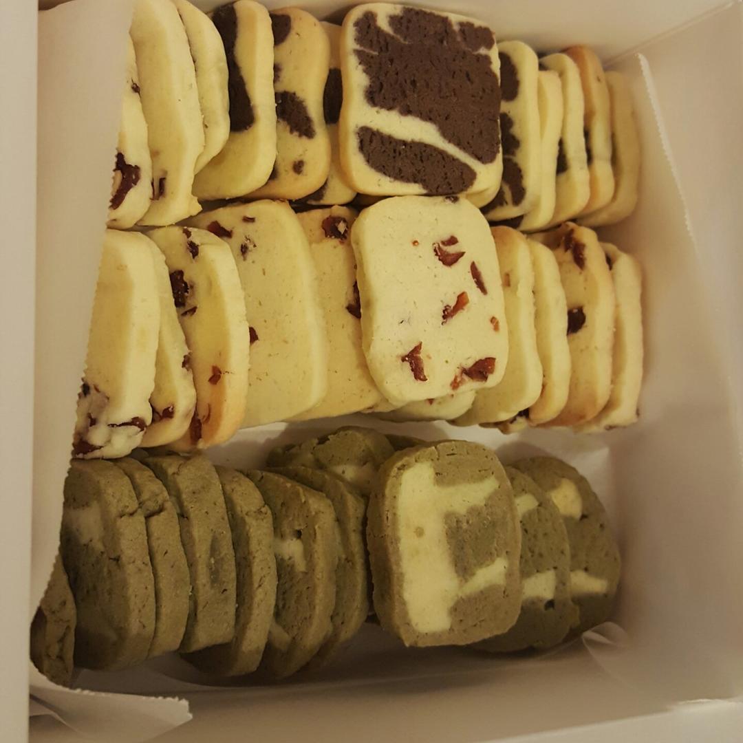 抹茶兔兔曲奇（比熊猫简单！超详细实物图+超良心手绘图）