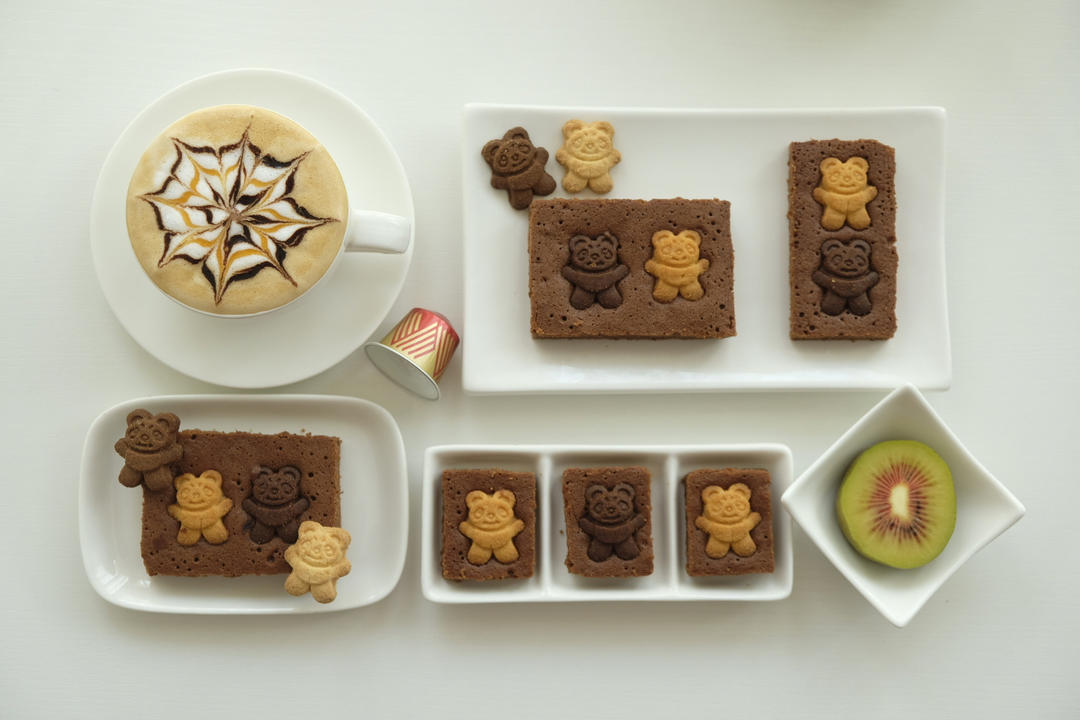 新手零失败 可爱软萌的小熊巧克力布朗尼