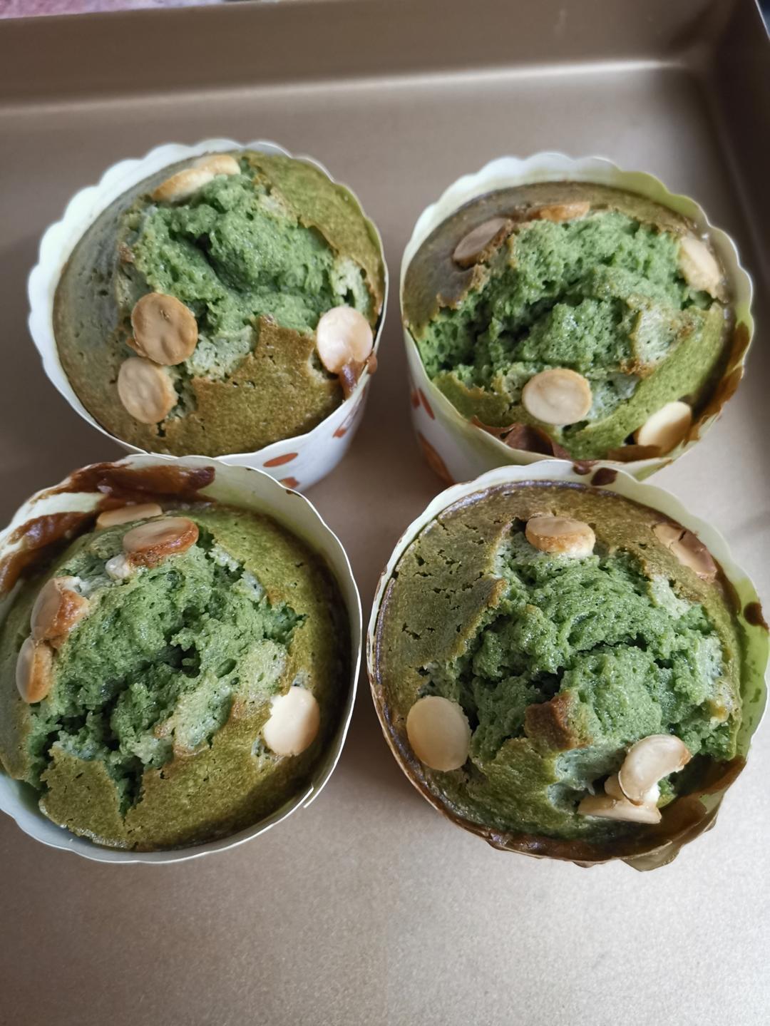 抹茶白巧克力玛芬