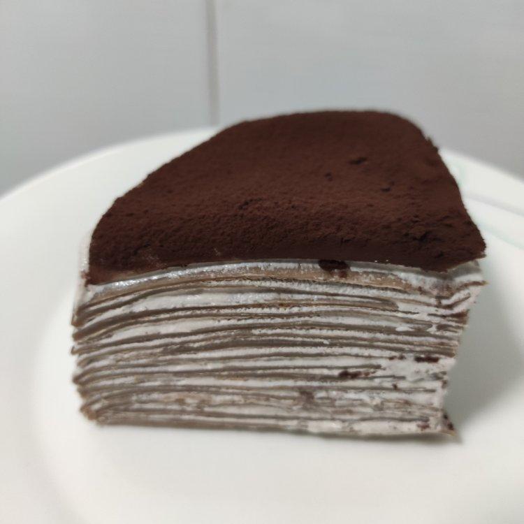 超浓郁香缇巧克力千层蛋糕（原创）