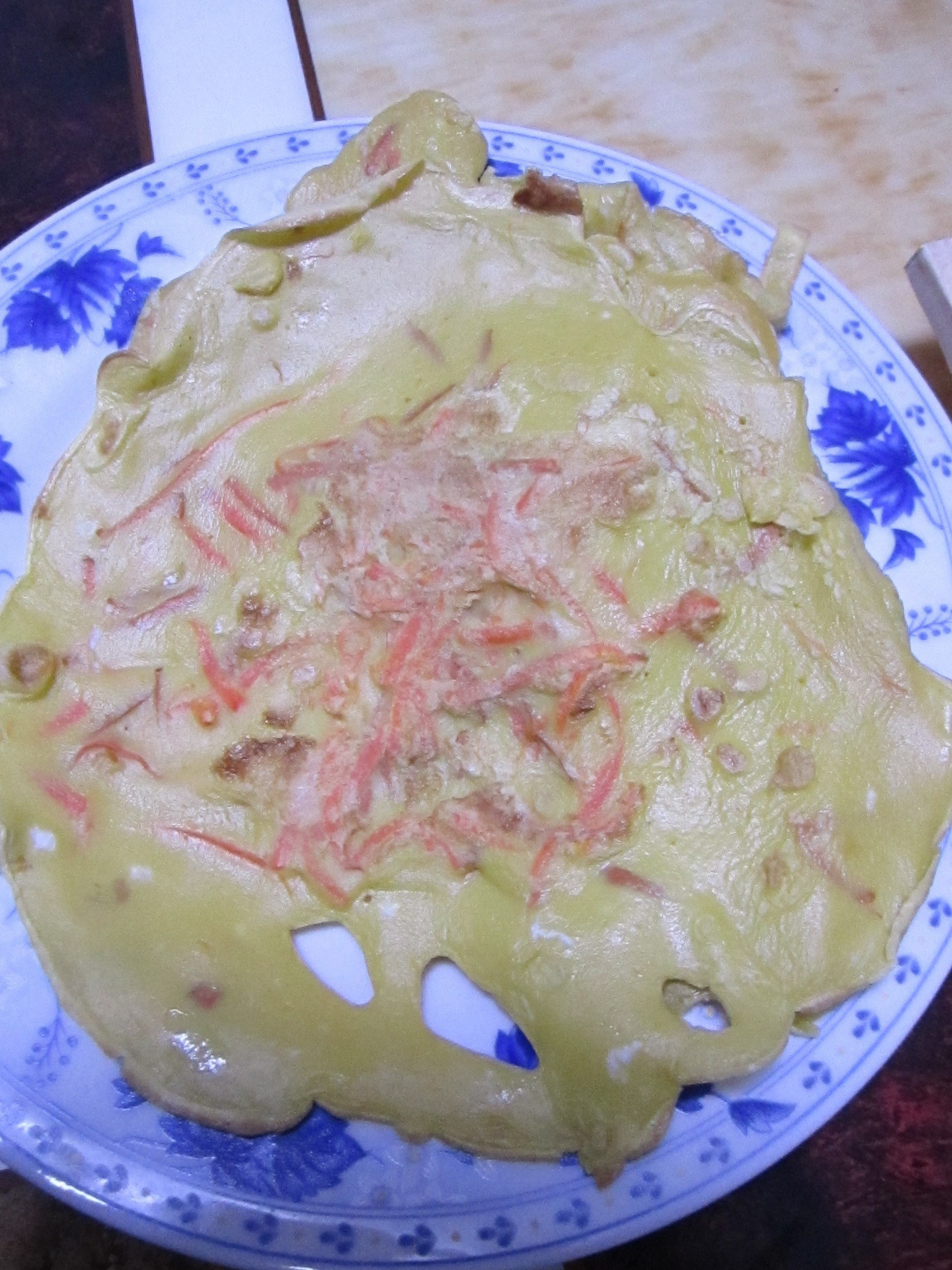 胡萝卜鸡蛋饼