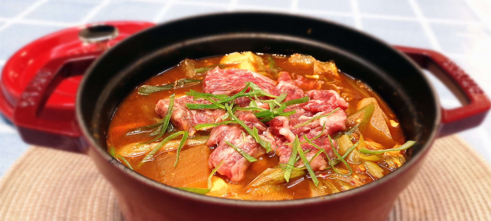 韩式大酱牛排汤的做法