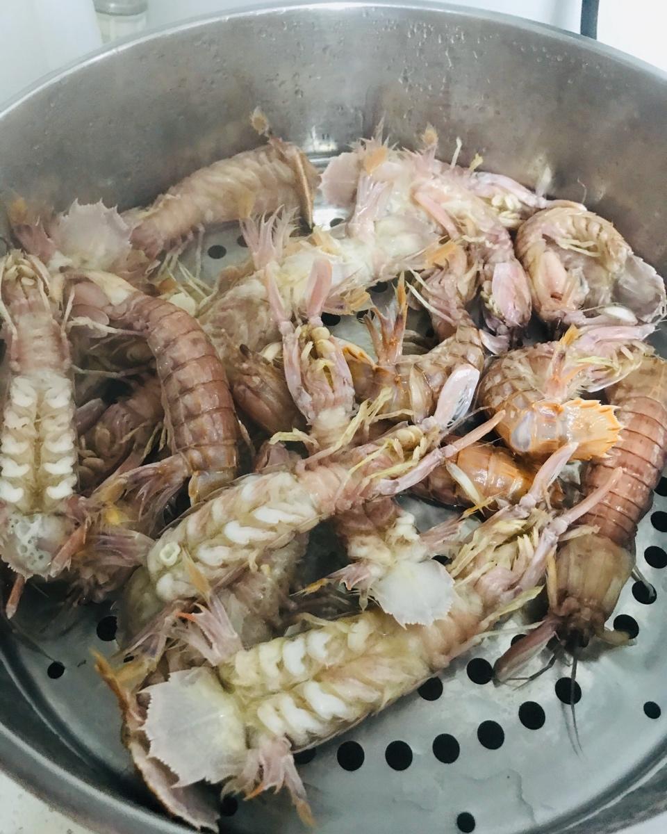 清蒸皮皮虾